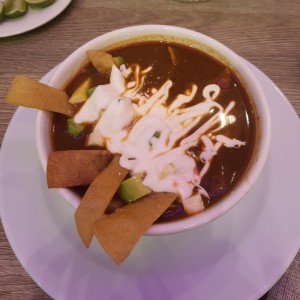 sopa de tortilla