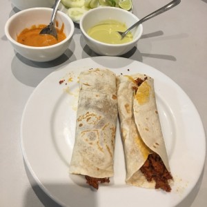 Tacos de chorizo