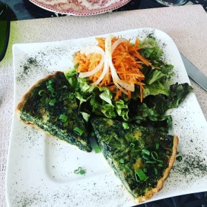 quiche de espinaca