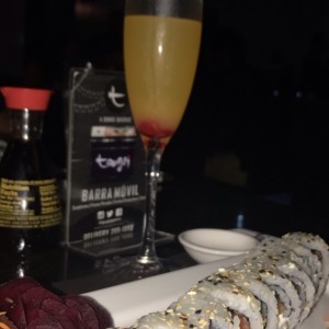 Mimosa + sushi