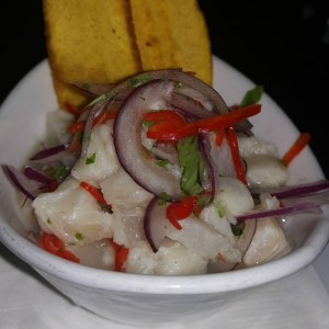 Ceviche de corvina