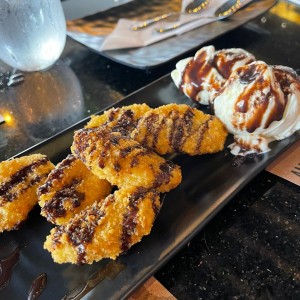 Postres - Banana Tempura