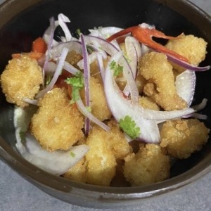 Ceviche Frito de Langostino