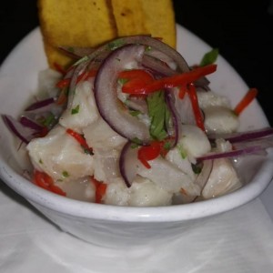 ceviche de corvina