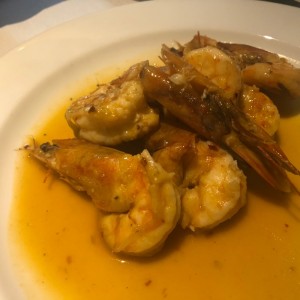 langostino salsa de mango agridulce