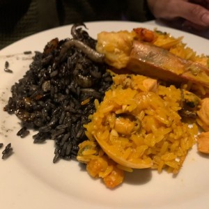 Arroces - Paella La Fragata y paella perla negra 