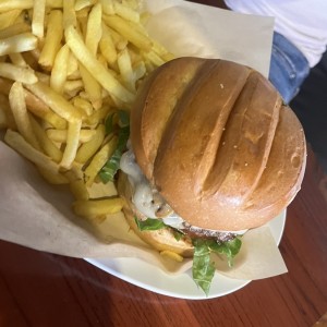 Hamburguesa de hongos