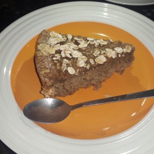 torta vegana de manzana y avena 