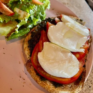 ? Caprese toast