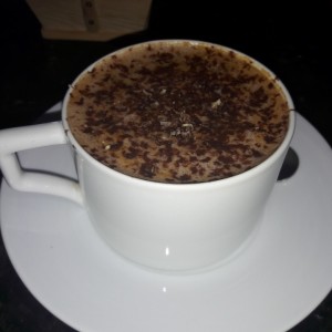 Cafe Dodo con leche de soya y chocolate