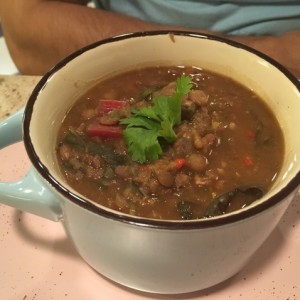 Sopa de lentejas