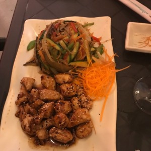 Teppan yaki - Pollo