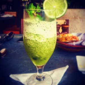 limonada con menta