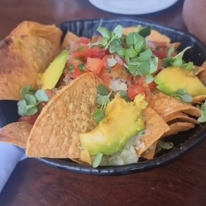 nachos con filete de res