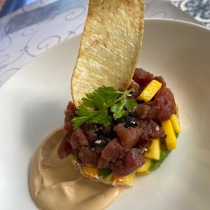 tartar de atun tropical