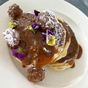 Pancakes con ferrero 