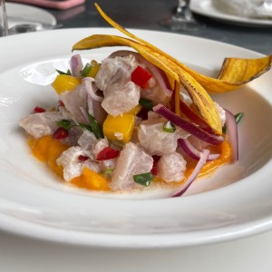 Ceviche de corvina