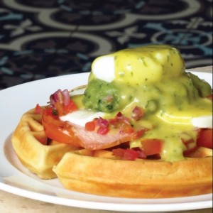 waffle benedict