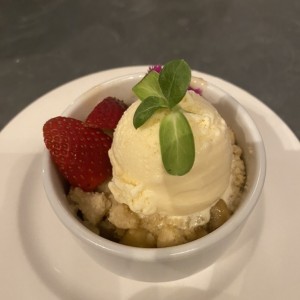 Apple crumble