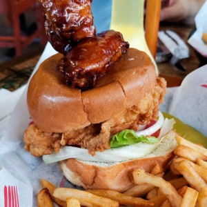 crispy chicken sandwich 