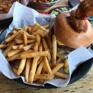 Original Wings Topped Burger