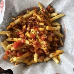 Papitas con carne molida y picadillo