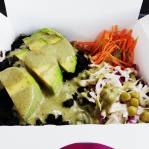 Black beans & Avocado Hot Box