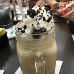 Frappe de cafe con Oreo