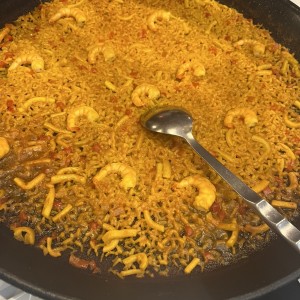 Arroz camarones 