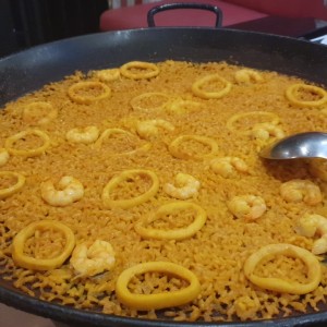 Paella de mariscos 