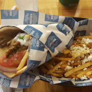 Gyros con papas