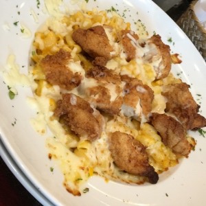 Crispy Chicken Mac & Cheese