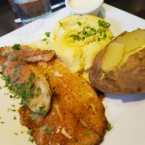 crusted herb tilapia