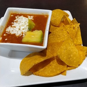 sopa de tortillas