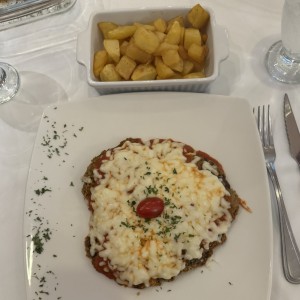 Milanesa de Filete de Res a la Parmigiana