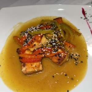 Salmon en maracuya