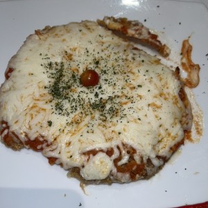 Milanesa de Pollo a la Parmigiana 