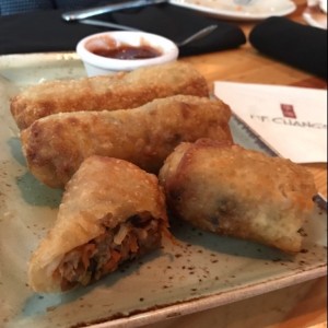 BBQ pork egg rolls