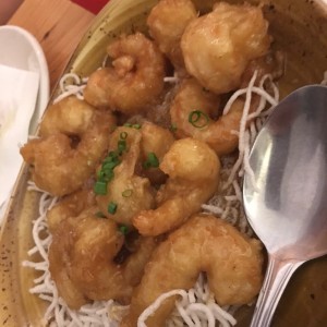 Honey crispy shrimp