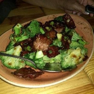 Brocoli and beef