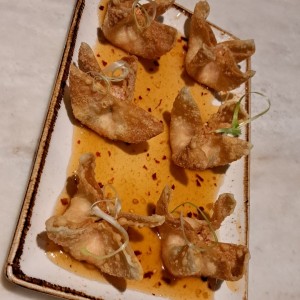 Hand -Folded Crab Wontons