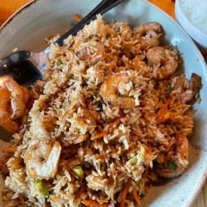 Fried rice with shrimp