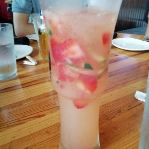 strawberry cucumbers lemonade