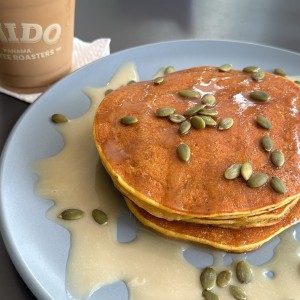 Pumpkin pancakes