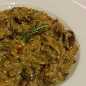 risotto de codorniz