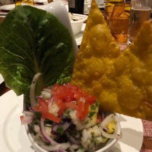 ceviche de corvina 