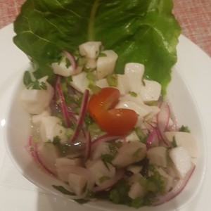 ceviche de conchuelas