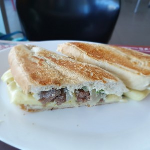 Phily cheese steak sandwhich