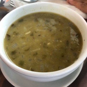 sopa de arvejas