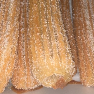 Churros rellenos de manjar 